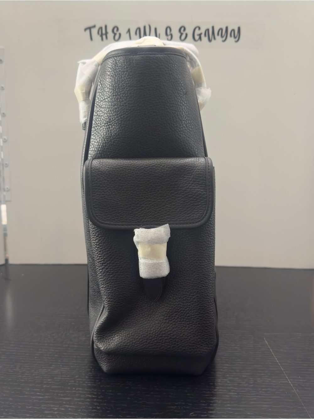 Coach Sprint Tote Crossbody Bag Black Pebble Leather CR324 - Pristine - Picture 3 of 14